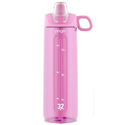 Pogo Tritan Water Bottle with Soft Straw 946 ml (32 oz) - Leakproof, BPA-Free