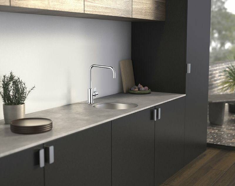 Clark Round Blade Sink Mixer - Chrome or Matte Black - Free Express Post