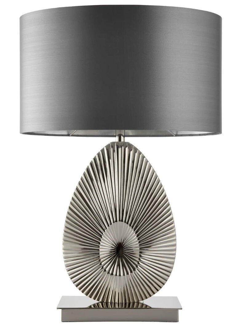 Simeto Table Light 60W SW Polished Nickel Die Cast Aluminium Alloy - 60cm Height