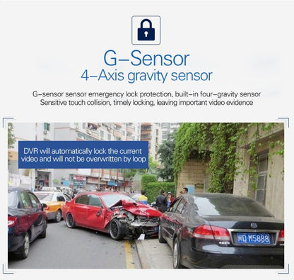 Anytek F111 1080P 170° Car Dash Cam with 24 hours Parking Monitoring, G-Sensor