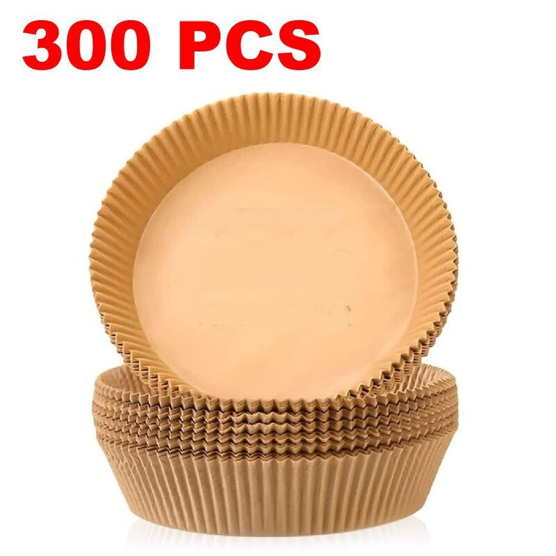 DATS Applaud Air Fryer Disposable Paper Liners Round, Oil & Water Proof, Baking