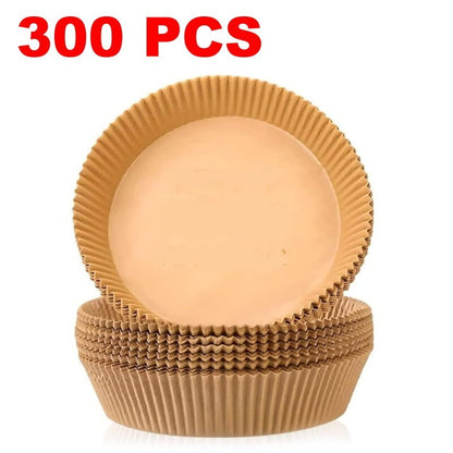 DATS Applaud Air Fryer Disposable Paper Liners Round, Oil & Water Proof, Baking