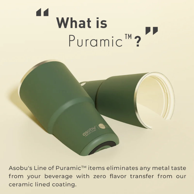 Asobu 650ml Puramic Pick Me Up & Go Coffee Travel Mug Vaccum Isolated Tumbler