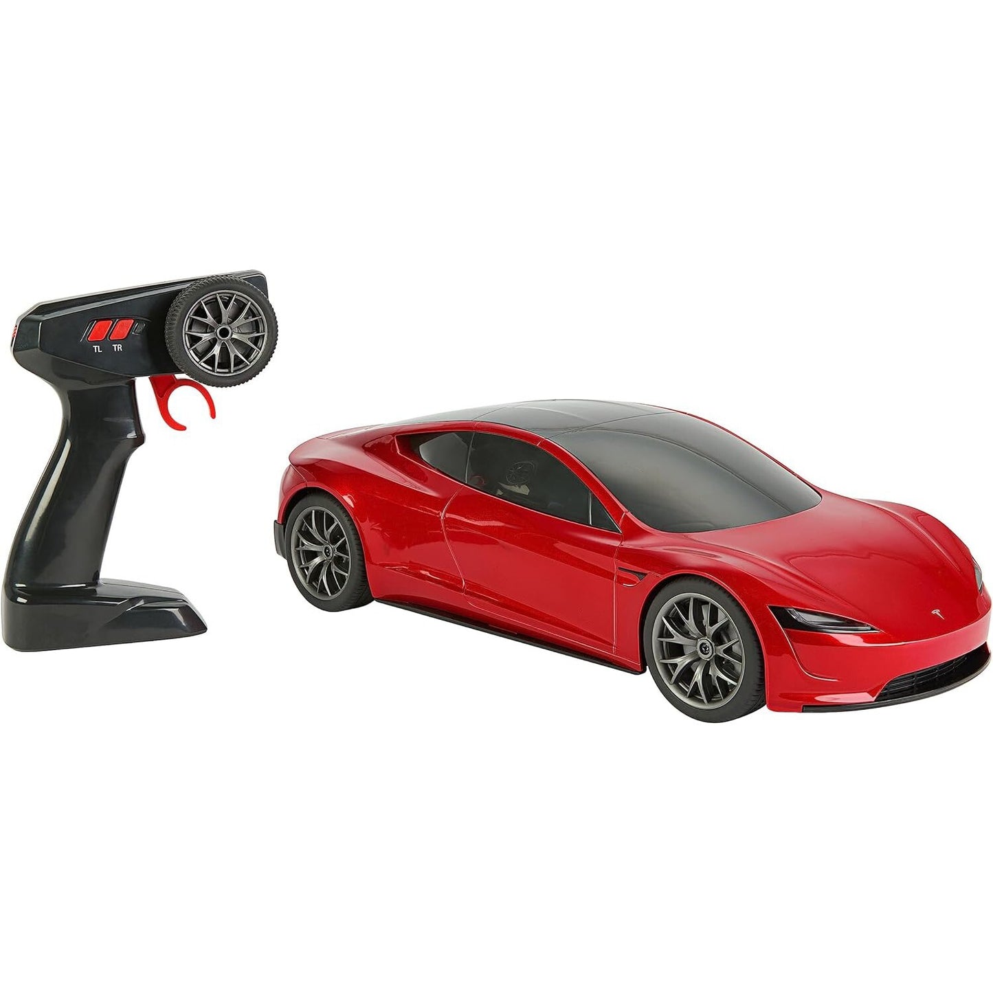Hot Wheels Tesla Roadster RC Car 1:10 Scale Radio Remote Control Model for Kids