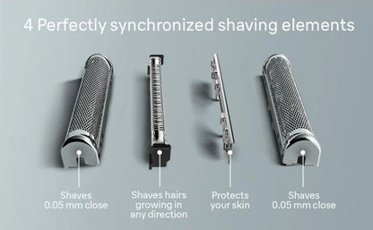 Braun Series 8 Wet & Dry 3 + 1 Head Electric Shaver & Precision Trimmer -Express