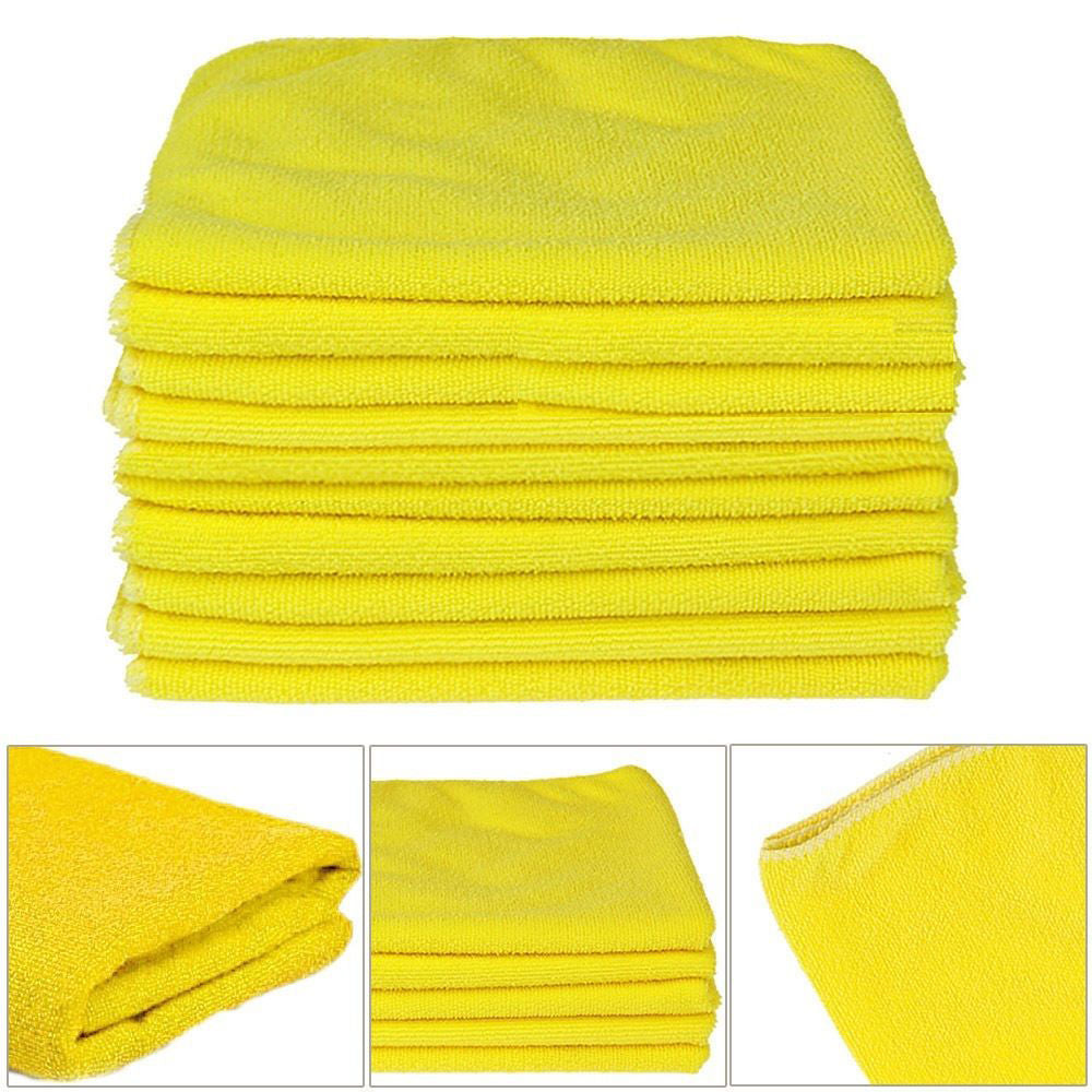 Ultra Soft Plush Microfibre Glass Cloth Car Cleaning Drying Wipe Towels 41x 41cm
