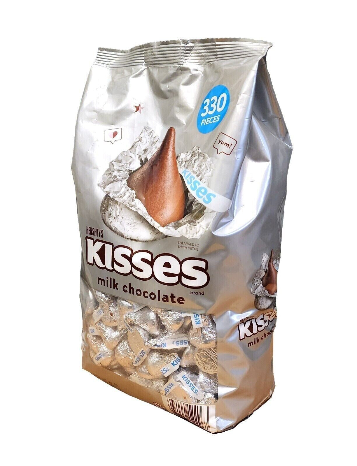 Hershey's Kisses Milk Chocolate 1.58kg 330pcs Delicious Kid Party Sweet USA Pack