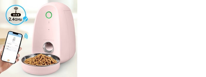 DOGNESS F05 App Smart Pet Dog/Cat Feeder Mini 2L with Microphone for Small Pets
