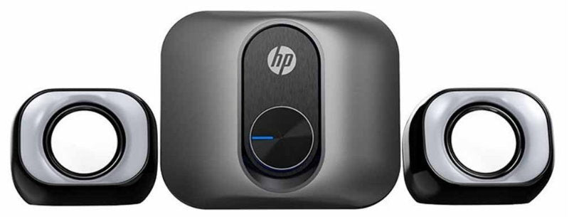 HP DHS-2111S Wired Mini Multimedia PC Speaker with Subwoofer, USB & 3.5mm