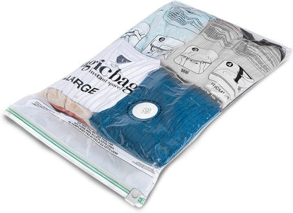 MagicBag 15-Pack Vacuum Compression Combo Set Storage Bags Reusable Waterproof