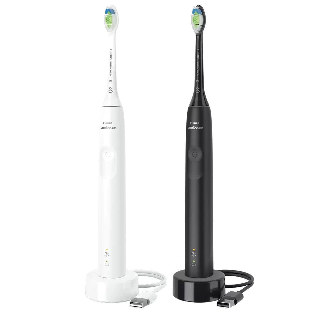 Philips Sonicare 3100 2pk Rechargeable Electric Toothbrush Oral Teeth Gum Health