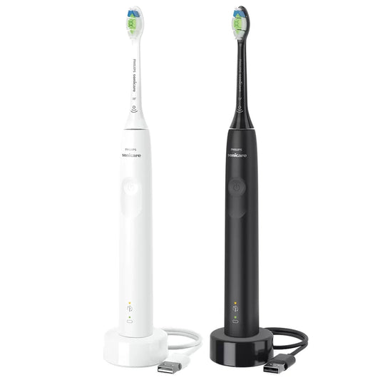 Philips Sonicare 3100 2pk Rechargeable Electric Toothbrush Oral Teeth Gum Health