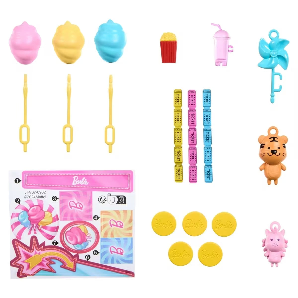 Barbie Mysteries Beach Detectives Barbie 'Malibu' Treats and Game Booth Playset