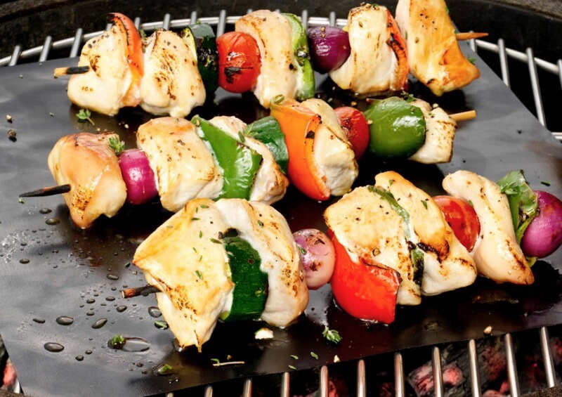 MIU 6-Pack PRO Non-Stick Reusable BBQ Grill Mats - Non-Toxic PFOA & BPA FRE