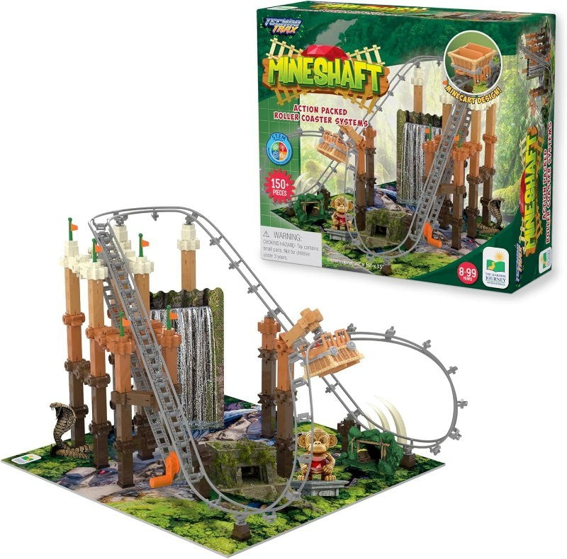 The Learning Journey Techno Trax Mineshaft Roller Coaster Construction Set