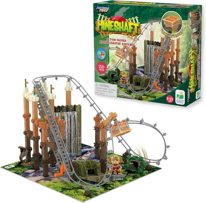 The Learning Journey Techno Trax Mineshaft Roller Coaster Construction Set