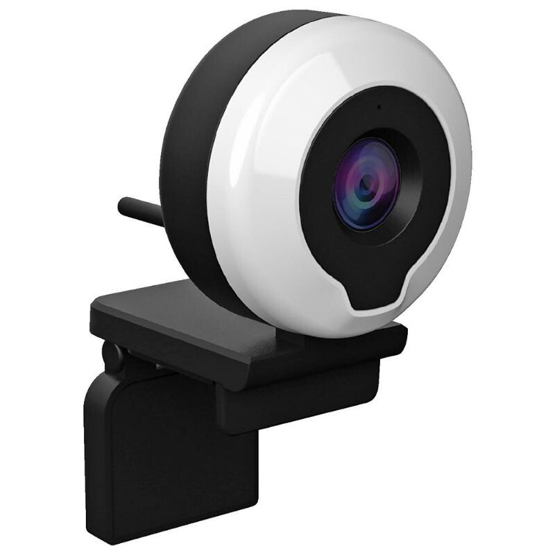 Sphere 2MP Full HD 1080P Streaming Webcam w/ Integrated Microphone, Ring Light