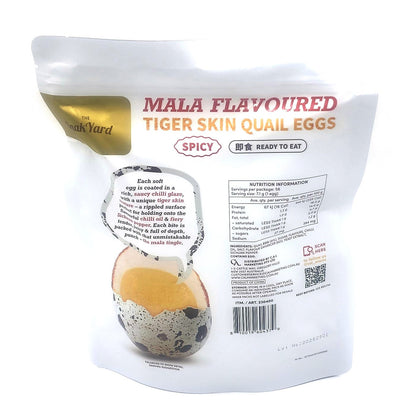 Mala Spicy Tiger Skin Quail Egg Snack Flavoured Ready To Eat Boiled 400g 56 pack