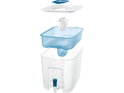 Brita Flow Cask + 2 Maxtra+ Filter cartridge Water Purification Filter 8.2L Set