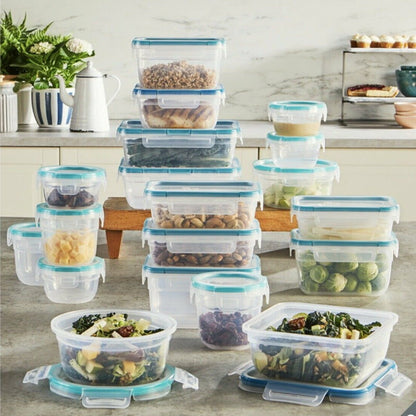 38-Piece Snapware BPA-Free Plastic Storage Container Set - Made in USA