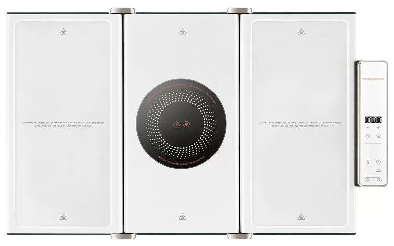 Morphy Richards 2-in-1 Electric Foldable Cooktop And Food Warmer with Hot Plate