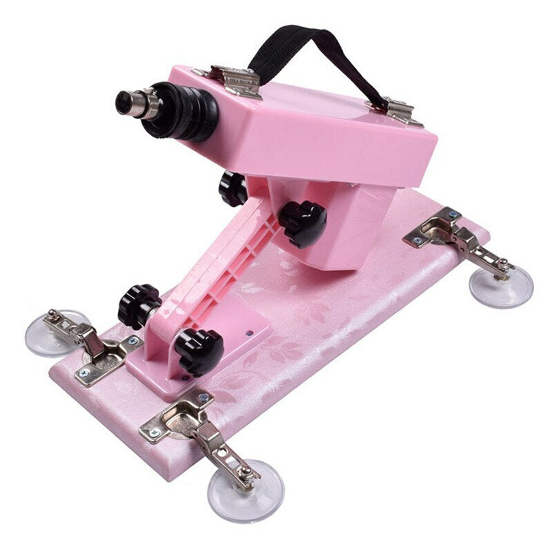 New Arrival Pink Automatic Sex Machine Gun Love Machine with 6 Dildo Adult Toy