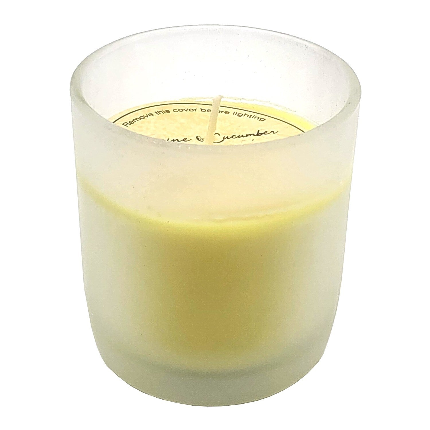 Urban Products Jasmine & Cucumber Fresh Scented Natural Soy Wax Candle 9cm