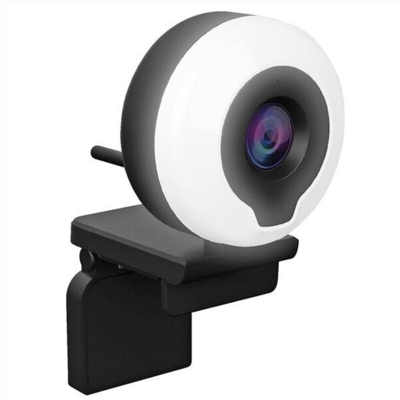 Sphere 2MP Full HD 1080P Streaming Webcam w/ Integrated Microphone, Ring Light