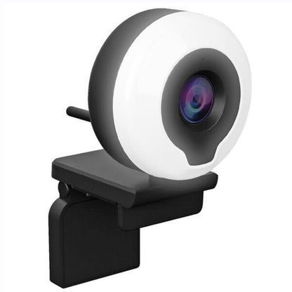 Sphere 2MP Full HD 1080P Streaming Webcam w/ Integrated Microphone, Ring Light
