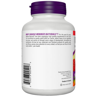 Webber Natural Vitamin B12 Mecobalamin 1000 mcg 100 Tablets Tiredness Fatigue