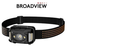 Duracell LED Headlamps 550 Lumens 9 Lighting Modes Waterproof IPX8, 220° Viewing