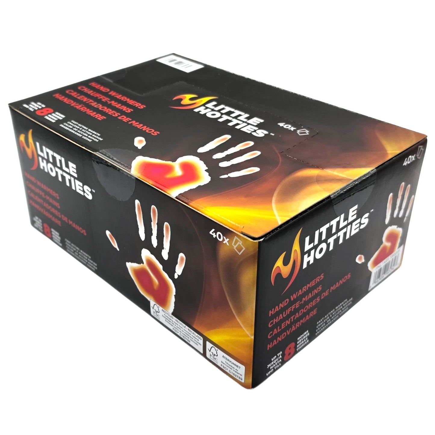 Little Hotties 80 x Hand Warmer Glove Pocket Natural Heat Indoor Outdoor Skiing