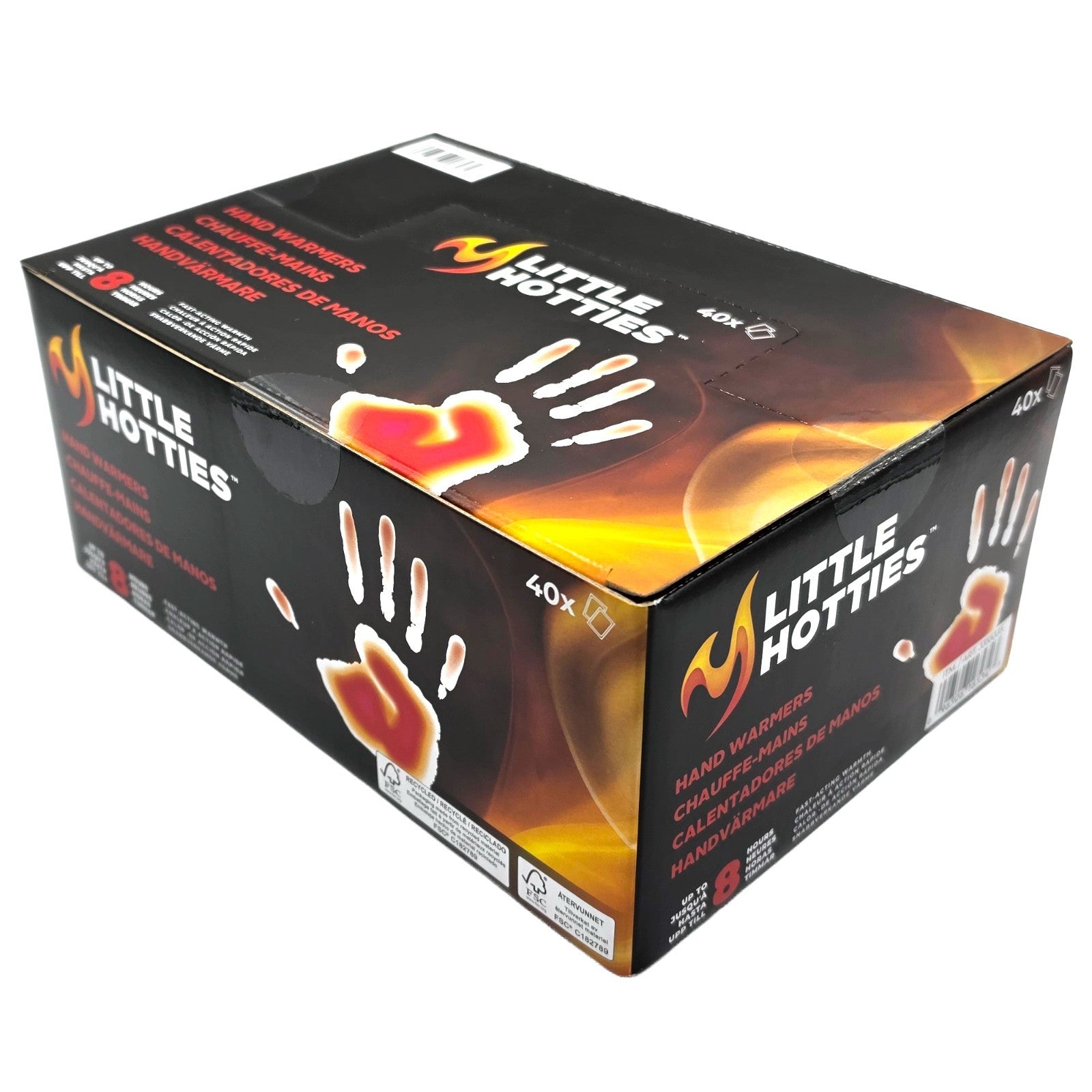 Little Hotties 80 x Hand Warmer Glove Pocket Natural Heat Indoor Outdoor Skiing