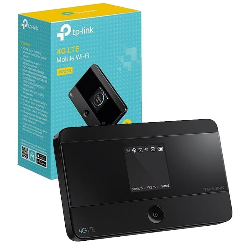 TP-Link M7350 4G LTE Advanced Wireless Modem Mobile Wi-Fi Nano SIM Micro SD Slot