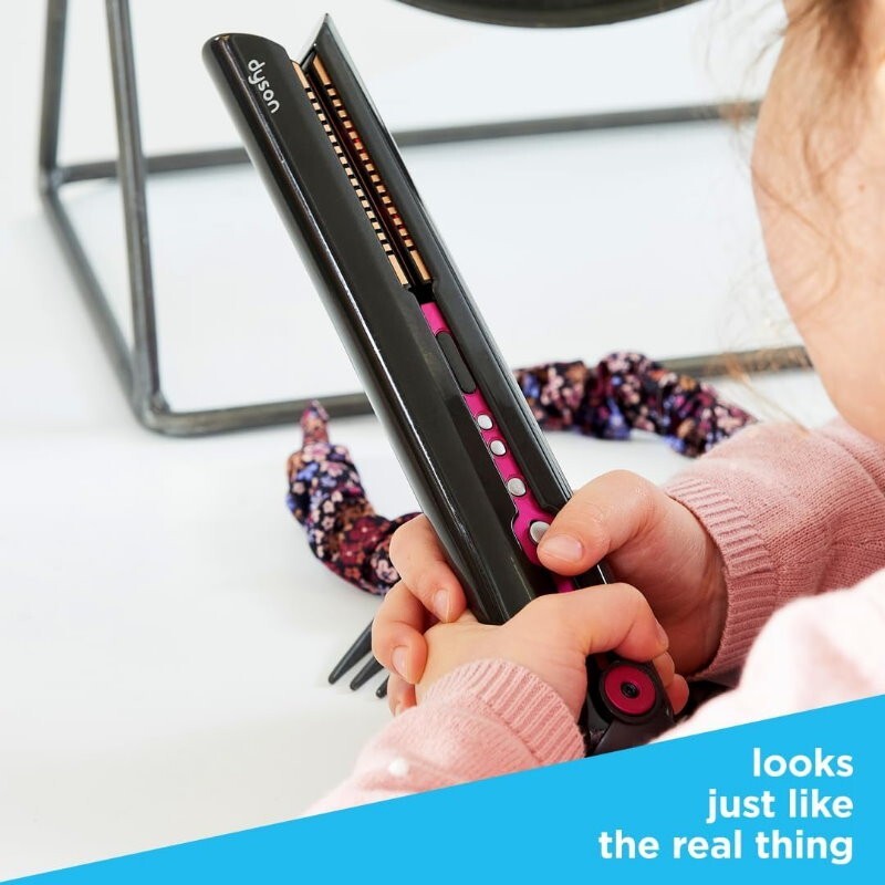 Casdon Dyson Toy Corrale Hair Straightener Styling Set Safe Toy Lights & Sounds