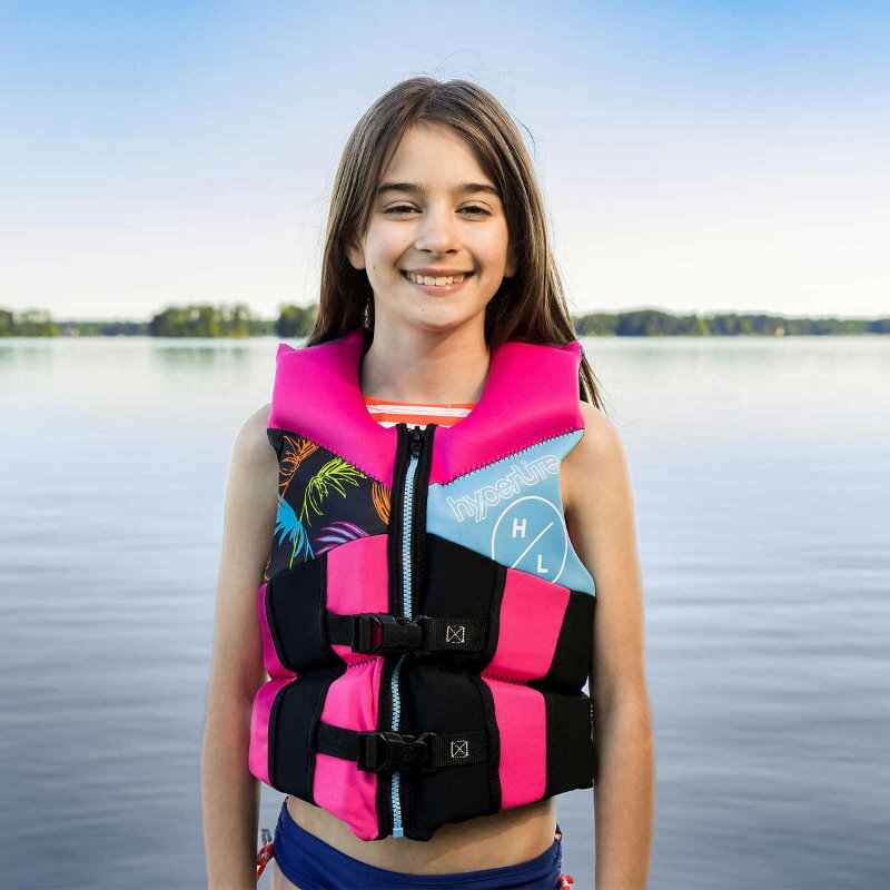 Hyperlite Wake Co Junior Youth Life Vest Jacket Swimming Ski Boat for 22-40Kg
