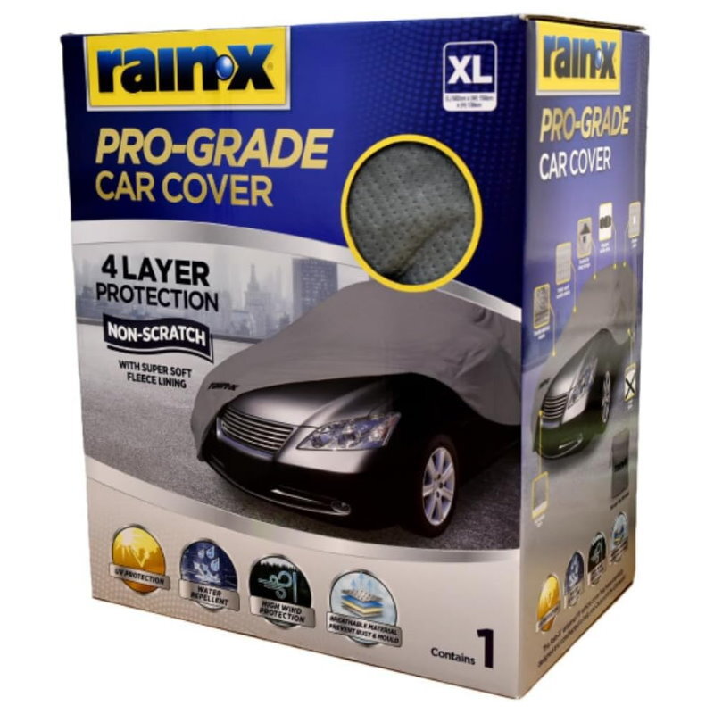 Rain-X Pro Grade Super Soft Non-Scratch Car Cover Water UV Protection Breathable