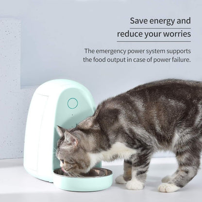 DOGNESS F05 App Smart Pet Dog/Cat Feeder Mini 2L with Microphone for Small Pets