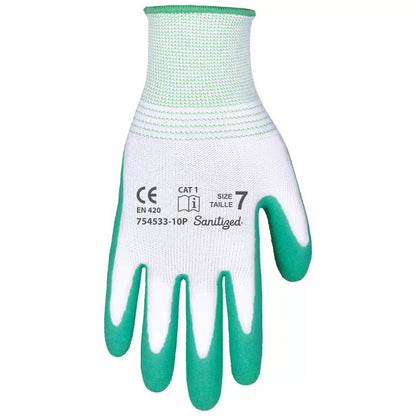 Groupe BBH Latex Foam Comfort Grip Breathable Durable Gardening Gloves for Women