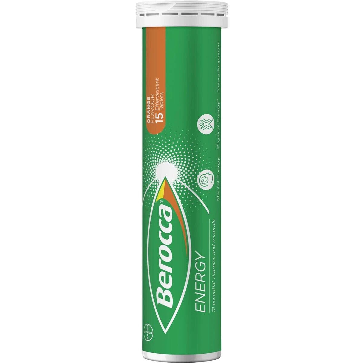 Berocca Energy Orange 12 Essential Minerals Vitamins 45 Effervescent Tablets