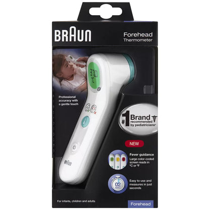 BrAun Forehead Thermometer Perfect For Infant Children Baby Temperature Check Up