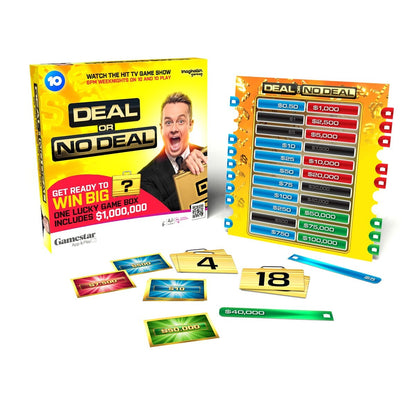 Deal Or No Deal Family Indoor Fun Board Game Activity Chance to Win 1 million 8+