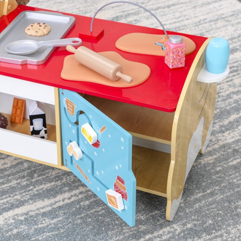 KidKraft Foody Friends Deluxe Baking Fun Puppy Activity Center Gift for Ages 2+