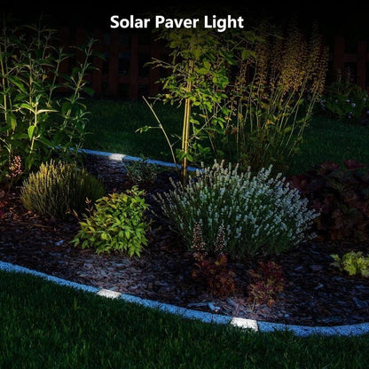 Dais 6-Pack Outdoor Waterproof Solar Brick Light Ice Cube for Garden, Pathway