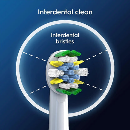 Oral-B Value Pack * 8 Precision Clean + 2 Floss Action * Replacement Brush Heads