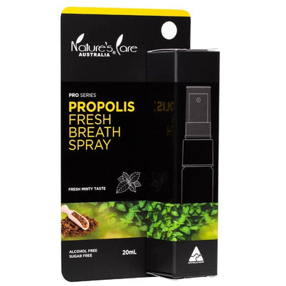 Nature's Care Propolis Fresh Breath Spray 20ml - Natural Immune Support