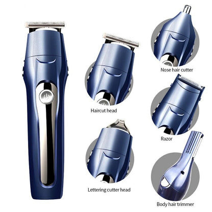 MARSKE 5-in-1 Professional Rechargeable Hair Clipper Multi Grooming Kit