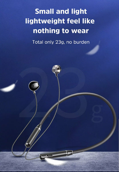 KIVEE TW57 Bluetooth 5.0 Noise Reduction Stereo Neck band Headset iPhone Samsung