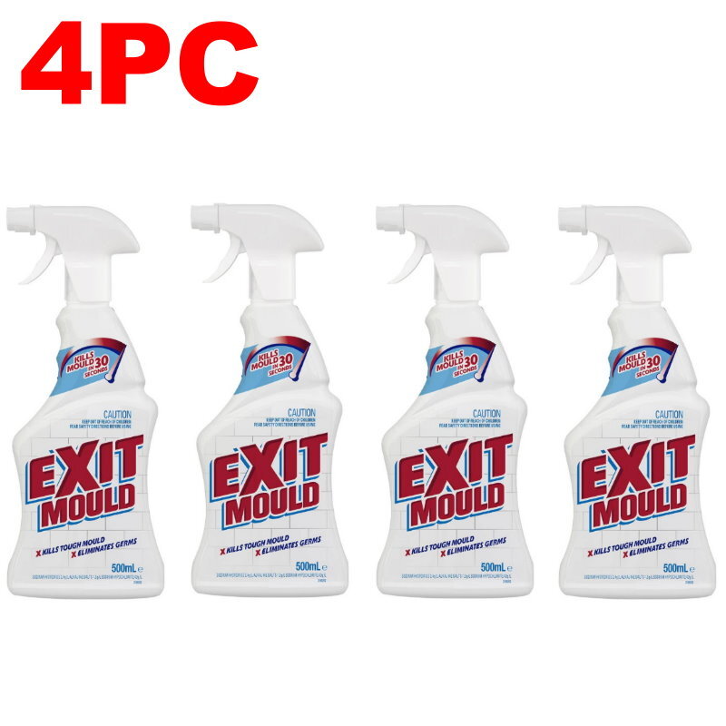 Exit Mould 500ml Mould Remover Trigger Spray - Kill Mould and Germs, Cleaning