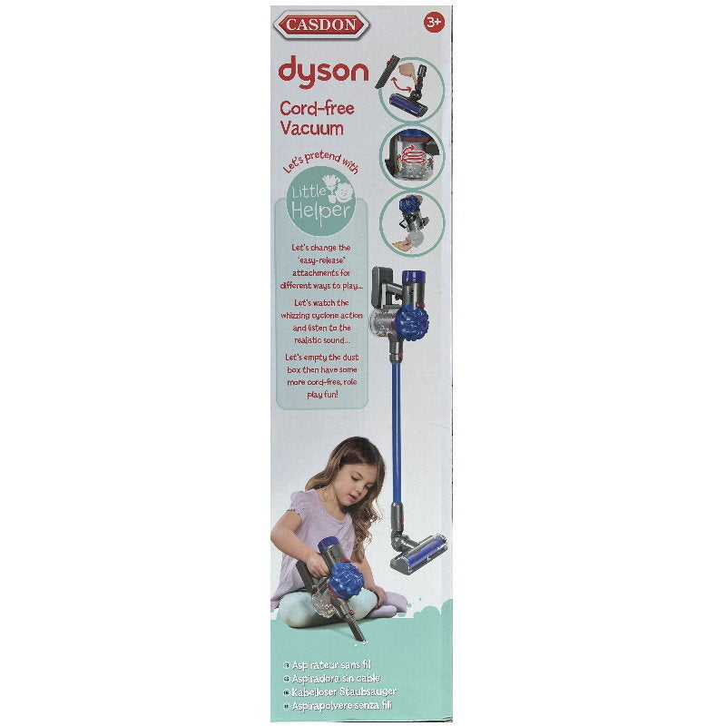 Casdon Dyson Cord-Free Vacuum Cleaner Interactive Toy for Children Ages 3+